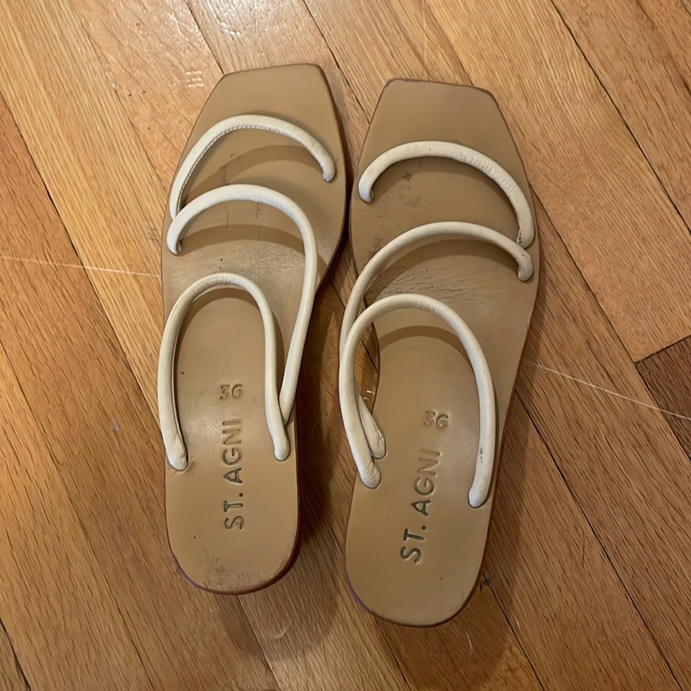 St Agni slip on heels size 36
